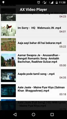 AX Video Player android App screenshot 2